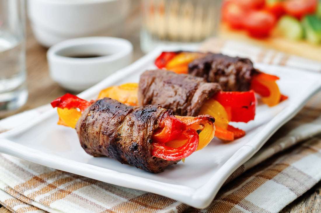 Steak Roll-Ups with Peppers