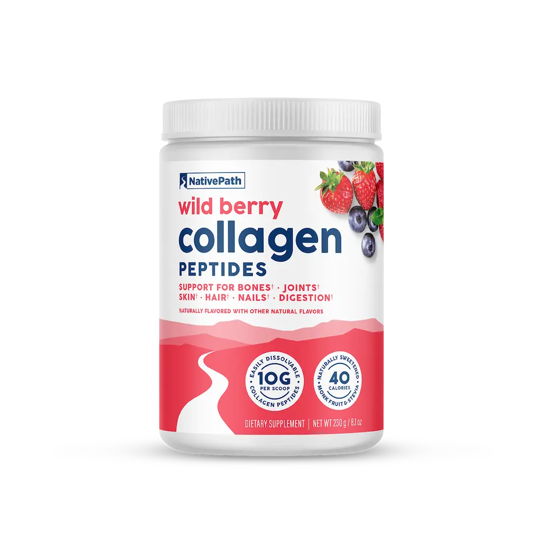 Wild Berry Collagen Peptides NativePath